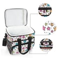 thumbnail image 6 of FORMRS Insulated Cooler Bag 24 Cans Capacity Soft Leakproof Lunch Box with Side Pockets, White Stars, 6 of 7