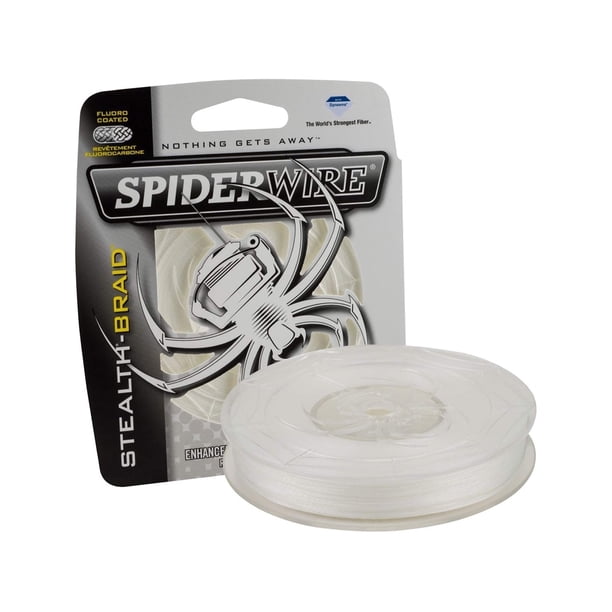 Spiderwire ProSpec Cromo 100% Fluoro Líder Translúcido 6lb | 2,7 kg 125 yardas | Sedal de pesca de 114 m adecuado para entornos de agua salada