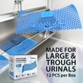 thumbnail image 5 of Spargos Urinal Trough Screen Deodorizer, 12 Pack Ocean Breeze, Full-Length Anti-Splash Urinal Cakes, 5 of 9