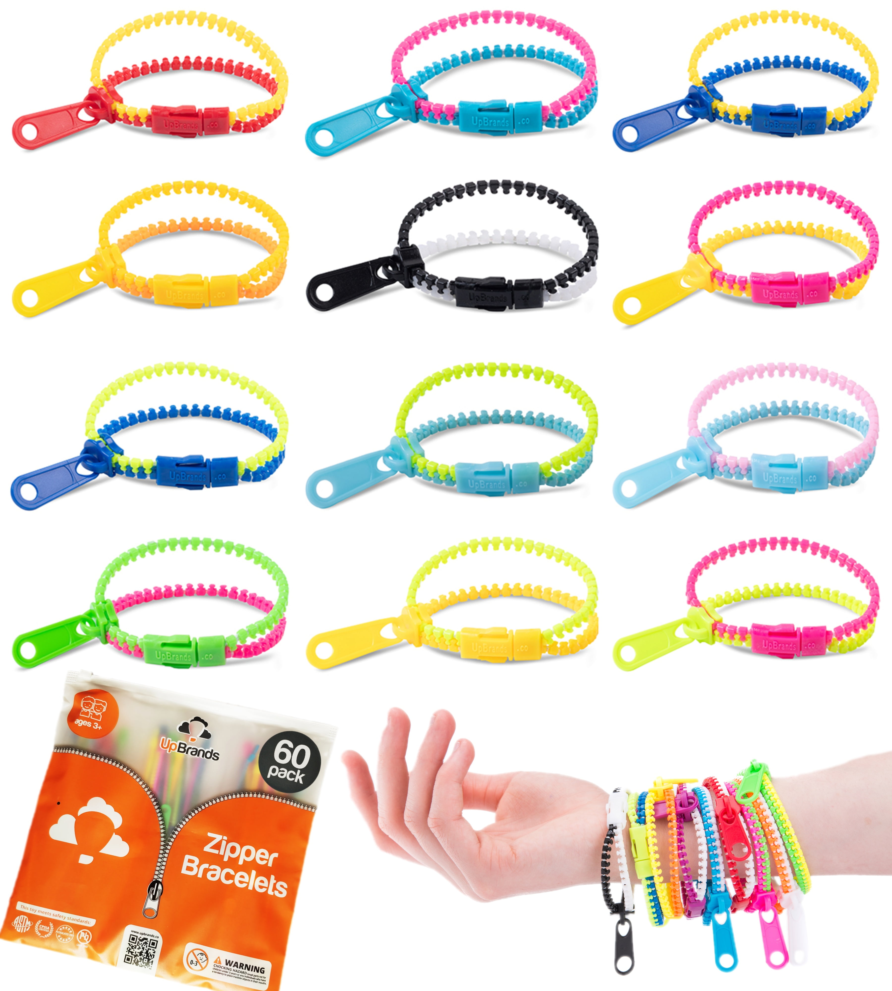 Zipper Bracelet Fidget Products Kids Sensory Toy Stress Relie Toys Supply Hot 