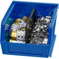 thumbnail image 5 of Akro-Mils Stackable Storage Bins, AkroBins 30210 Stacking Organizer, 5"x4"x3", Blue, 6-Pack, 5 of 11