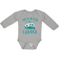 thumbnail image 3 of Inktastic Life's Better in a Camper Girls Long Sleeve Baby Bodysuit, 3 of 5