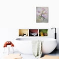 thumbnail image 6 of Preppy Pop Art Decor 12X16Inch Framed Pink Flower Canvas Wall Art, Abstract Floral Artwork Poster, Wildflower Painting, Botanical Pictures Perfect for Bathroom, Bedroom or Living Room, 6 of 7