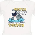 thumbnail image 4 of Inktastic Watch out I've Got My First Tooth Boys or Girls Long Sleeve Baby Bodysuit, 4 of 5