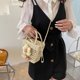 thumbnail image 4 of Bolso tipo cubo portátil a la moda para nueva mujer, bolso de paja con nicho de ocio simple de estilo occidental, 4 of 5