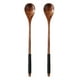 thumbnail image 2 of 10 Piezas Cucharas de Madera Cucharas de Cocina Cucharas de Miel Cucharas de Arroz Cuchara Mezcladora Cucharadita de Madera para Café Té Mermelada Sales de Baño, 2 of 5