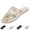 22# White, variant on Women’s Floral Lace Embroidery Open Toe House Slippers, Breathable Mesh Slip On Indoor Bedroom Slippers Non Slip Soft Sole Casual Home Shoes for Ladies,Black 41