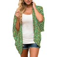 thumbnail image 1 of Maillot de Bain Imprimé pour Femmes en Chiffon Décontracté Cardigan Ample devant, 1 of 4