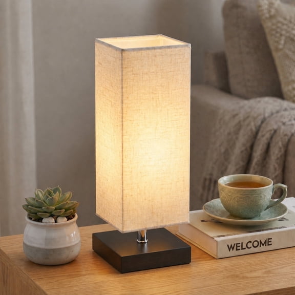 DAYBETTER Table Lamp for Bedroom,Bedside Table Lamp with 3 color temperatures, Minimalist Night Stand Light for Living Room, Office, Bulb Included