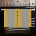 thumbnail image 2 of Yellow Ombre Kitchen Towels Set of 3, Water Absorbent Dish Towel, Grey Modern Art Farmhouse Decorative Hand Towels - Quick Drying Cloth for Cooking Baking, 18x28 Inch, 2 of 8