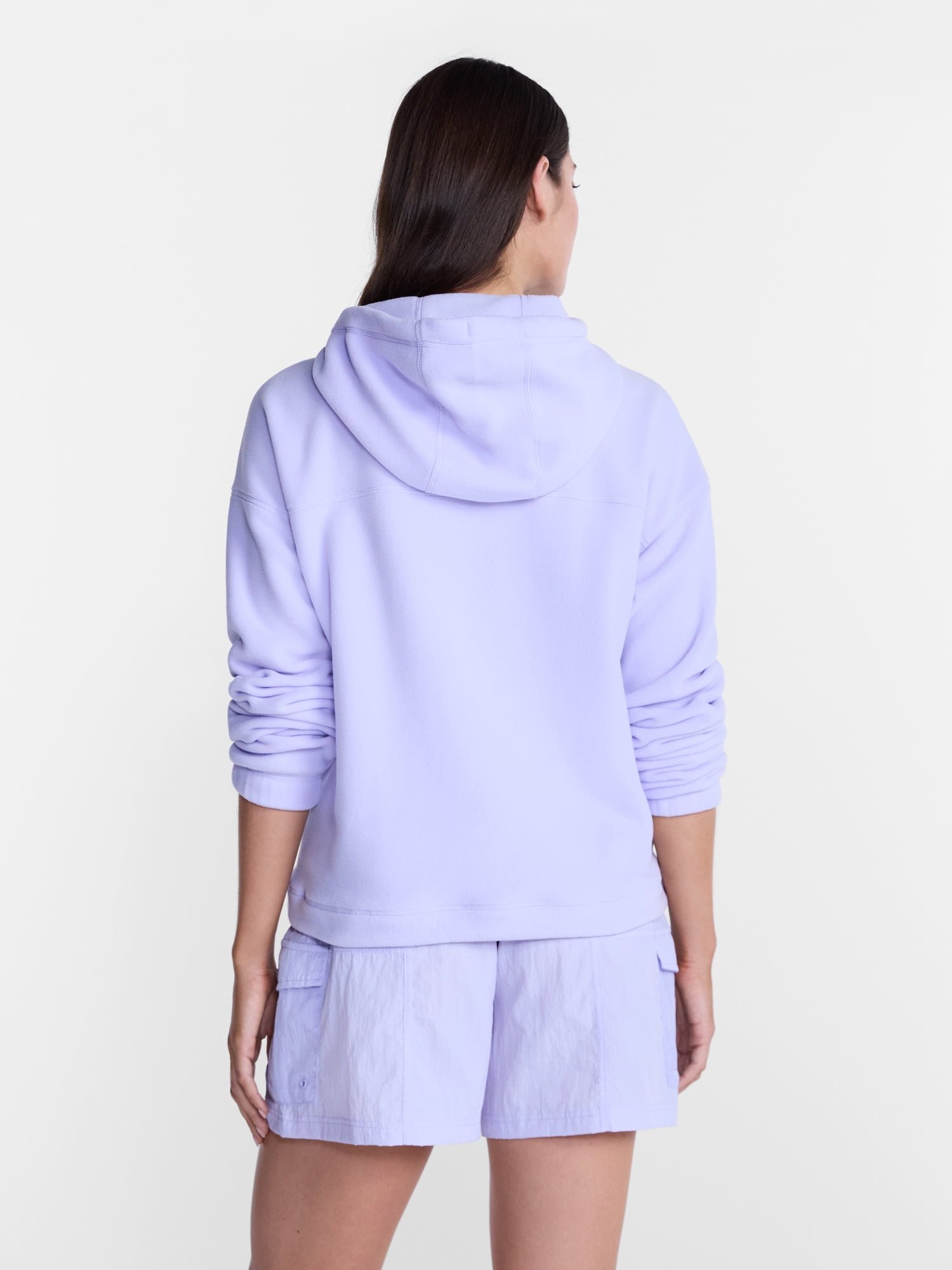 Avia Women's Quarter Zip Fleece Hoodie, Sizes XS-XXXL