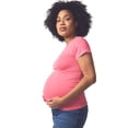 thumbnail image 4 of Ingrid & Isabel For Every Belly Maternity Fitted V-Neck Tee, Sizes S-XXL, 4 of 8