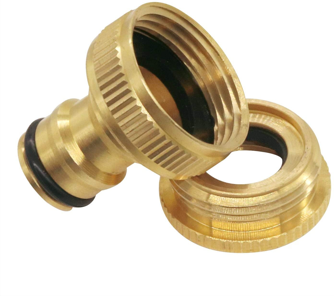 Universal Adapter For Bath Faucet To Garden Hose, 1 2 Inch 3 4 2in1