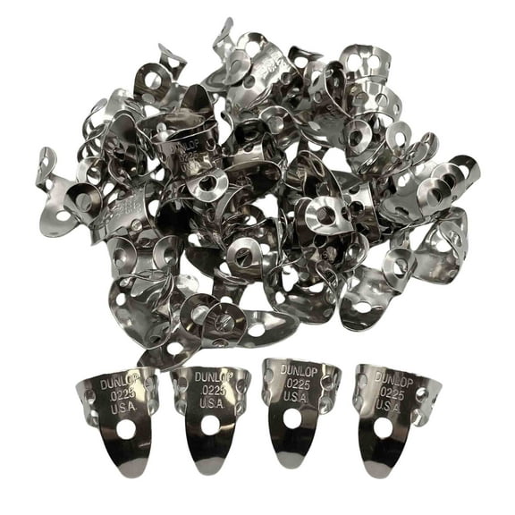 Dunlop Fingerpicks - Nickel Silver - .0225mm - 50-Pack