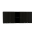 thumbnail image 2 of Portofino Double Door Wall Cabinet - Black, 2 of 7