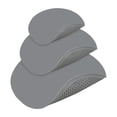 thumbnail image 4 of simhoa 3 Pcs Tapis de Micro-Ondes en Silicone Résistant à la Chaleur pour Comptoir de Bol Four Gris, 4 of 8