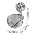 thumbnail image 2 of Strong Suction Cup Soap Holder for Shower Walls Bathroom Organizer No Drill Versatile Transparent Storage Rack for Sponges, 2 of 4