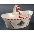 thumbnail image 6 of Spode Christmas Tree Candy Basket, 6.5-Inch Candy Bowl with Peppermint Handle for Holiday Snacks, Earthenware Christmas Gift, Festive Holiday Serveware & Holiday Display Bowl, Seasonal Décor, 6 of 6