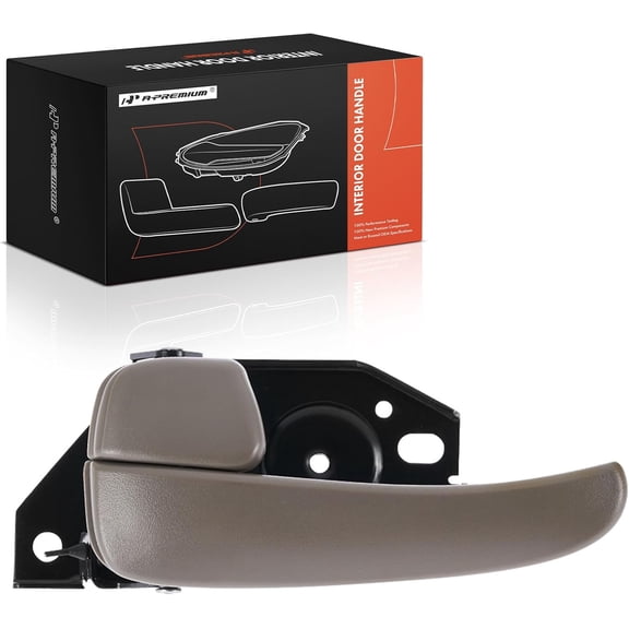 A-Premium Front or Rear Left Driver Side Interior Door Handle Compatible with Kia Optima 2001-2006, Beige, Replace# 82610-38000-BT