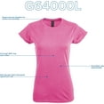 thumbnail image 4 of Gildan Women's Softstyle Cotton T-Shirt, Style G64000l, Multipack Small Black (2-pack), 4 of 6