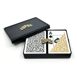  BIERDORF Diamond Waterproof Black Playing Cards, Poker Cards,  HD, Deck of Cards (Black) : Toys & Games