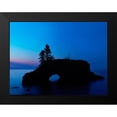 thumbnail image 2 of McLoughlin, James 24x19 Black Modern Framed Museum Art Print Titled - Lakescape XI, 2 of 5