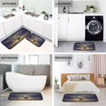 thumbnail image 4 of 2-Piece Kitchen Mat Set Non Slip Washable Floor Mats Decorative Rugs for Kitchen Sink Laundry Mystical Silhouette, 4 of 7