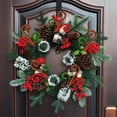 thumbnail image 5 of 6PC Set Red/Green Christmas Tree Decorations Picks Christmas Woolen Candy Curly Pick, NOGIS Christmas Tree Decorations Home Office Vase Party Ornaments (Green), 5 of 7