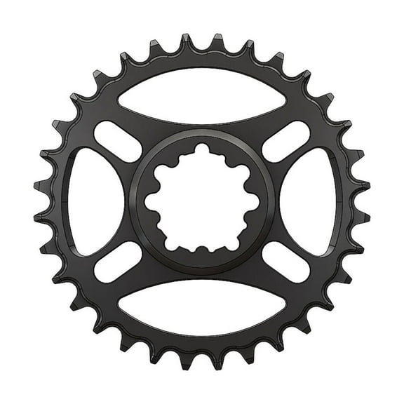 Pilo Round 3-Bolt SRAM (Boost 3mm) Chainring, 34T, Blk NLS
