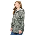 thumbnail image 3 of Woman Within Plus Size Lightweight Hooded Jacket Long Oversized Coat, 3 of 5