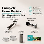 Casabrews 5418 Basic 20-Bar Espresso Machine with Steam Wand, Stainless Steel