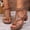 Brown, variant on Sandals Women Summer Breathable Casual Flats Arch Support Slippers Silver 10 Wide(EU:43)