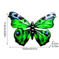 thumbnail image 2 of cpengpj Metal Butterfly Wall Ornament, Garden Art Decor, Suitable for Outdoor Gardens, Backyards, as well as Living Room and Bedroom Interior Decor, 2 of 2