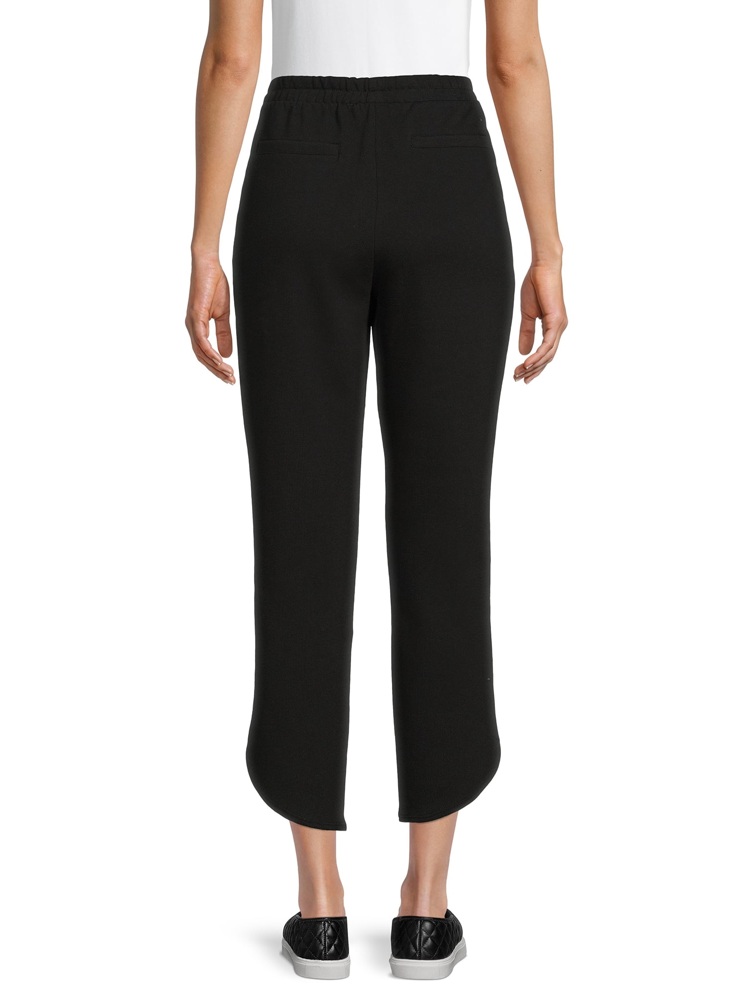 Time and Tru Women's Dolphin Hem Joggers