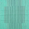 thumbnail image 1 of Ahgly Company Indoor Square Solid Turquoise Blue Modern Area Rugs, 8' Square, 1 of 4