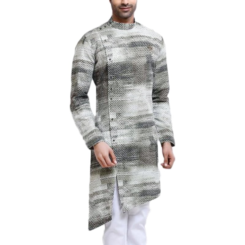 Details about / Men/'s Kurta Shirt Long Sleeve Traditional Kaftan Indian Shirts 100/% Cotton