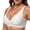 White, variant on Women Seamless Rip Comfortable Full Cup Wireless Bra Everyday T Shirt Style No Underwire Bralette Lightly Padded Brown,S