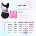 thumbnail image 7 of YONGHS Gymnastics Leotards for Girls Sparkle Two-piece Tumbling Outfits Sports Swimming Tracksuit Rainbow Heart 10, 7 of 7