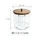 thumbnail image 2 of CONTENEDOR ACRILICO C/TAPA BAMBO TRANSPARENTE REDONDO, 2 of 3