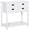 White 411, variant on Coffee Bar Cabinet, 4 Drawer Sideboard Buffet with Slatted Shelf, MDF White Storage for Kitchen Living Room, 31.5