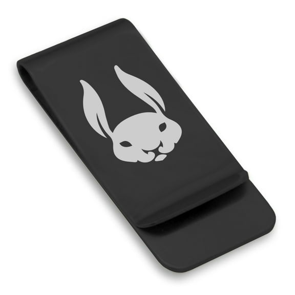 Stainless Steel Year of the Rabbit Zodiac Classic Slim Money Clip Credit Card Holder