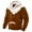 Brown, variant on Christmas Clothes Mens Flannel Santa Claus Funny Hoodies Sweater Long Sleeve Pullover Hooded Sweatshirt (XL, Wine 01)