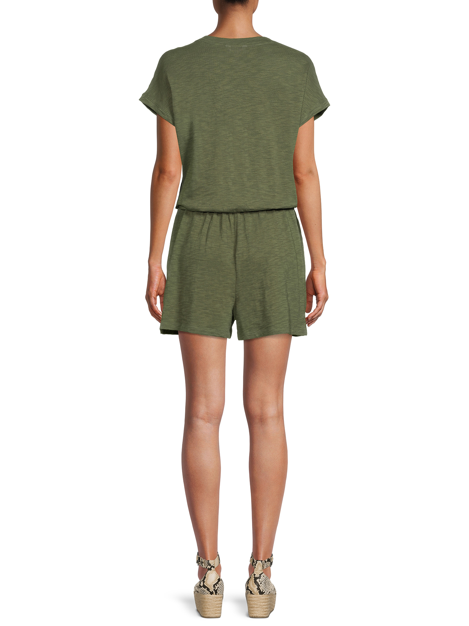 Time and Tru Women's Tie Waist Knit Dress