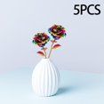 thumbnail image 4 of AMLESO 5 Pieces Valentines Gift Artificial Floral Roses Decoration for Lover Mother's Day Gift B, 4 of 9