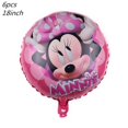 thumbnail image 4 of Globo de aluminio de Minnie Mouse rosa de Disney, decoración para fiesta de cumpleaños de niñas, suministros para baby shower, juguetes para niños, 1, 2, 3, 4, 5, 6, 7, 8 y 9 años, 4 of 5