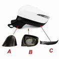 thumbnail image 1 of For Mazda CX-5 2015 For Mazda CX-3 CX-4 - Car Side Rearview Mirror Lower Cover Housing Frame, 1 of 5
