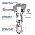 thumbnail image 5 of Gancho de techo de acero inoxidable CHAO 250 kg Giratorio 360 grados, 5 of 5
