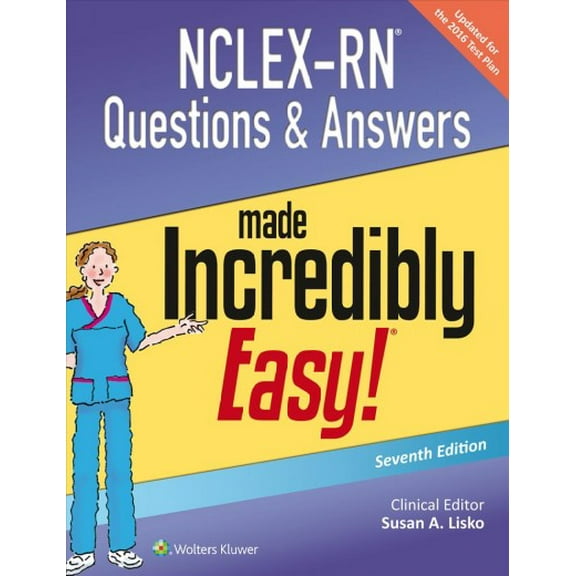 Pre-Owned NCLEX-RN Questions & Answers Made Incredibly Easy (Incredibly Easy! Series®) Paperback