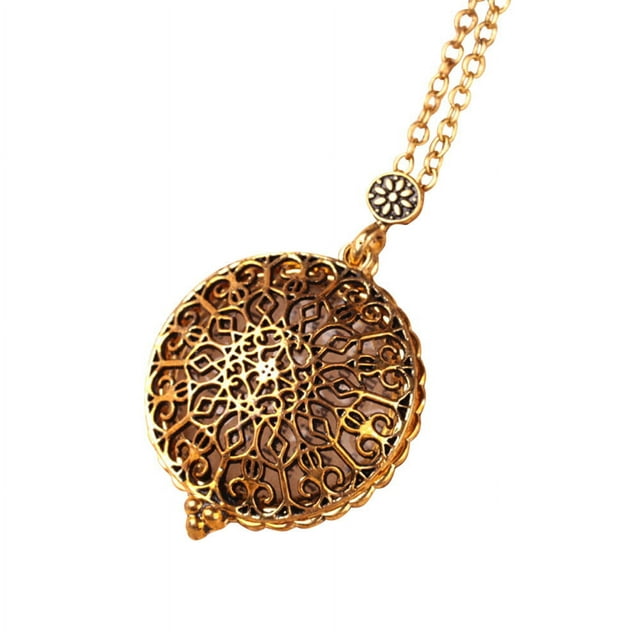 Collier Pendentif Loupe Loupe Verre Reeding Collier Décoratif