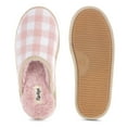 thumbnail image 6 of Floopi Womens Plaid Scuff Indoor/Outdoor Memory Foam Slippers W/Memory Foam, 6 of 6